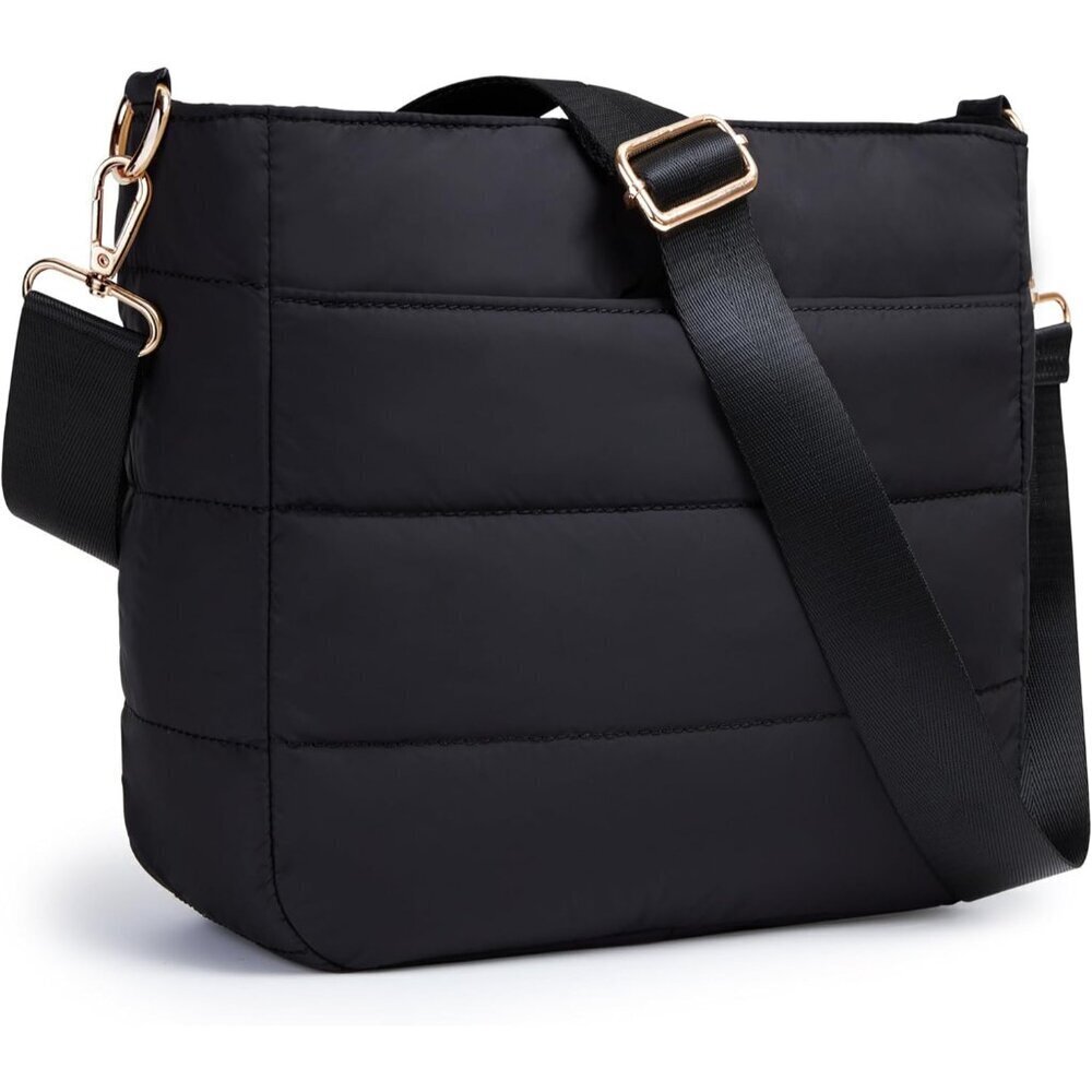 Cross Body Purses Women Lightweight Quilted Tote Bag Casual Hobo Nylon